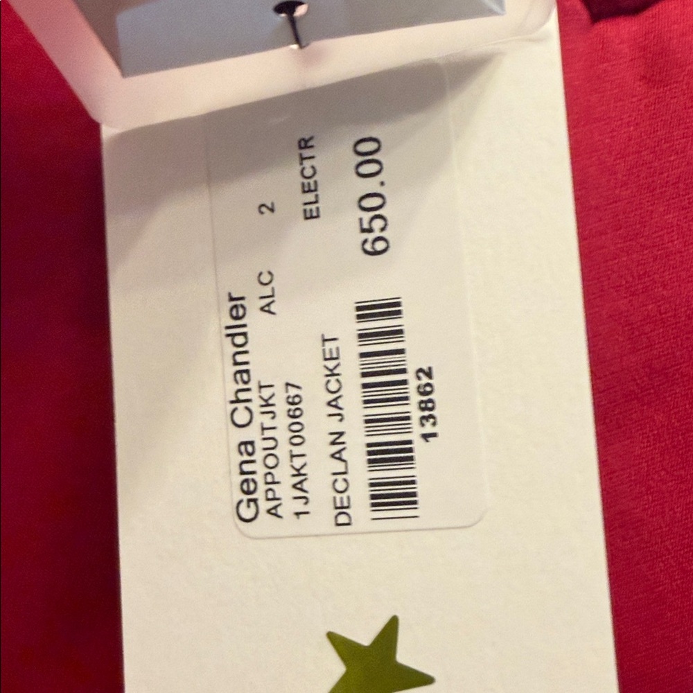 A.L.C. Red Velvet Double-Breasted Blazer & Trouser Set - Picture 6 of 6